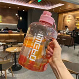 Water Bottle Large Capacity Sports Water Cup Fitness Kettle Summer Bucket High Temperature Outdoor Female Portable