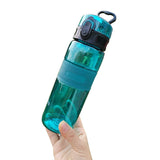 Multicolor Outdoor Portable Sports Water Bottle Bounce Student Water Cup Handle Portable Outdoor Travel Plastic Cup