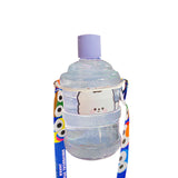 Kawaii Bear Water Bottle Cute Mini Bucket Plastic Bottles Outdoor Sport Drinking Water Bottles Portable Large Capacity Cup