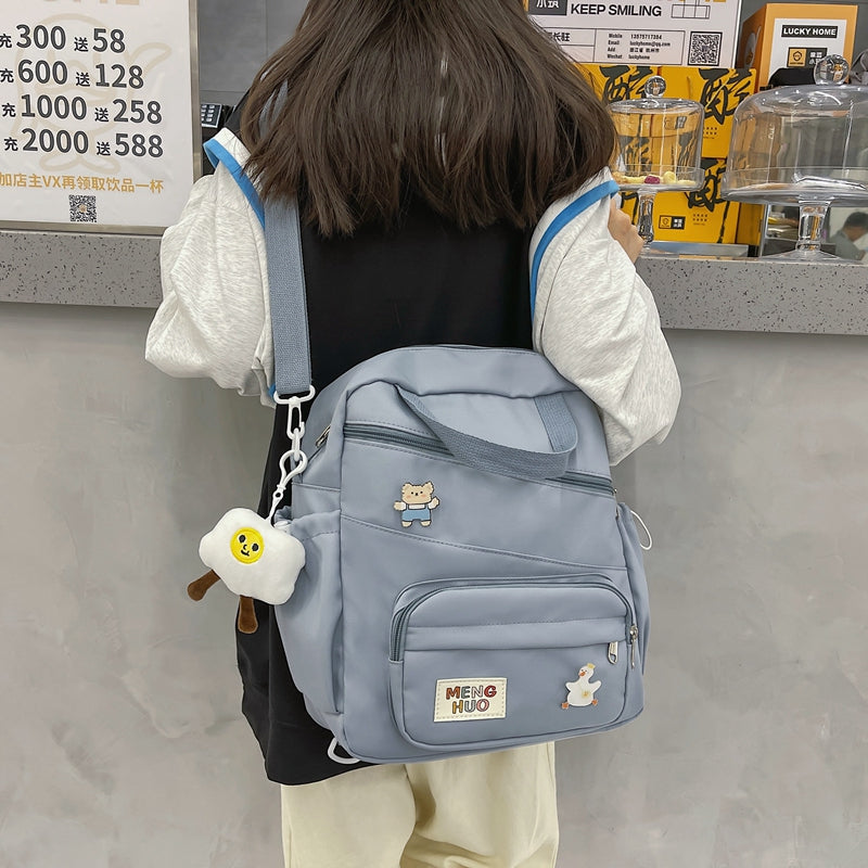 lhzstore Aesthetic Backpack Backpacks For High Schoolers Large-capacity School Backpacks Bag Waterproof Ladies Ruckpack