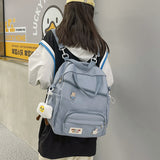 lhzstore Aesthetic Backpack Backpacks For High Schoolers Large-capacity School Backpacks Bag Waterproof Ladies Ruckpack