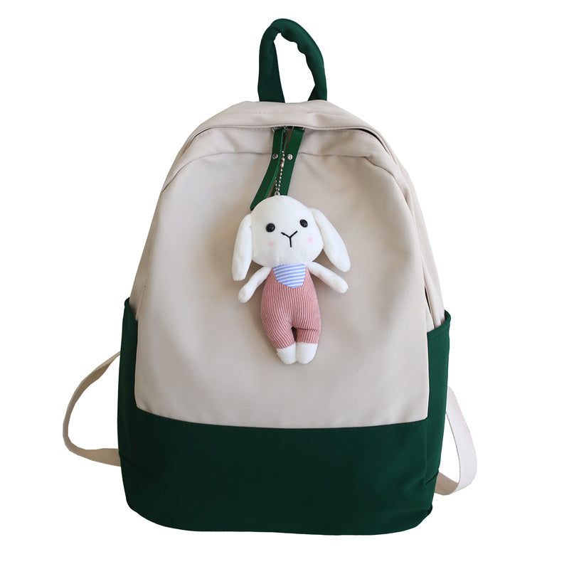 lhzstore Aesthetic Backpack Candy Colors Girl Cute Backpack Women School Bag Book Packbags for Teenage Girl Kawaii Backpack