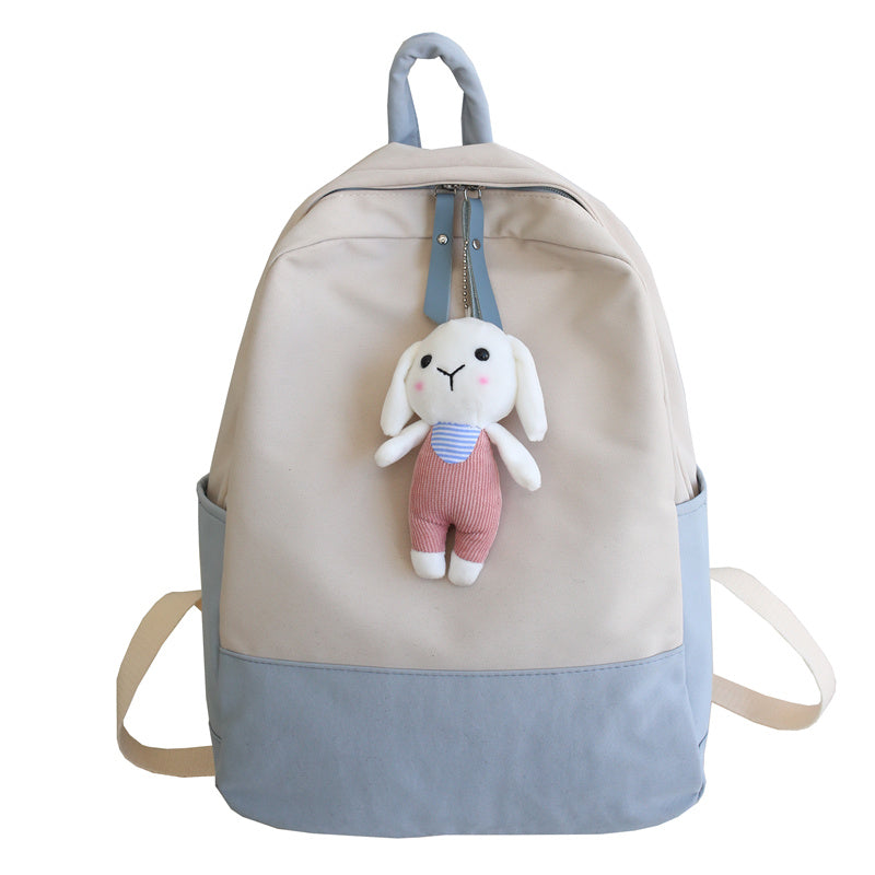 lhzstore Aesthetic Backpack Candy Colors Girl Cute Backpack Women School Bag Book Packbags for Teenage Girl Kawaii Backpack