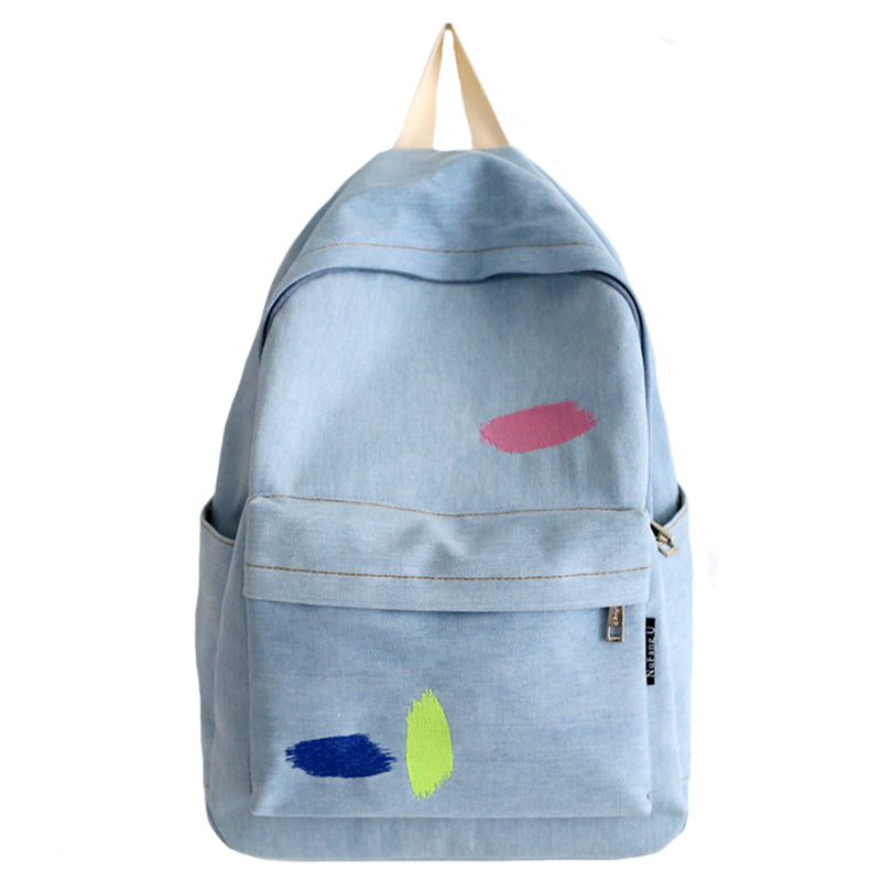 lhzstore Aesthetic Backpack Denim Women Backpack Bag Cute School Bags for Teenagers Laptop Backpacks Ladies Ruckpacks