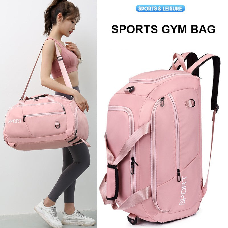 Oxford Cloth Travel Bag Waterproof Women Shoulder Bags Separate Shoe Storage Crossbody Bags Large Capacity Backpacks