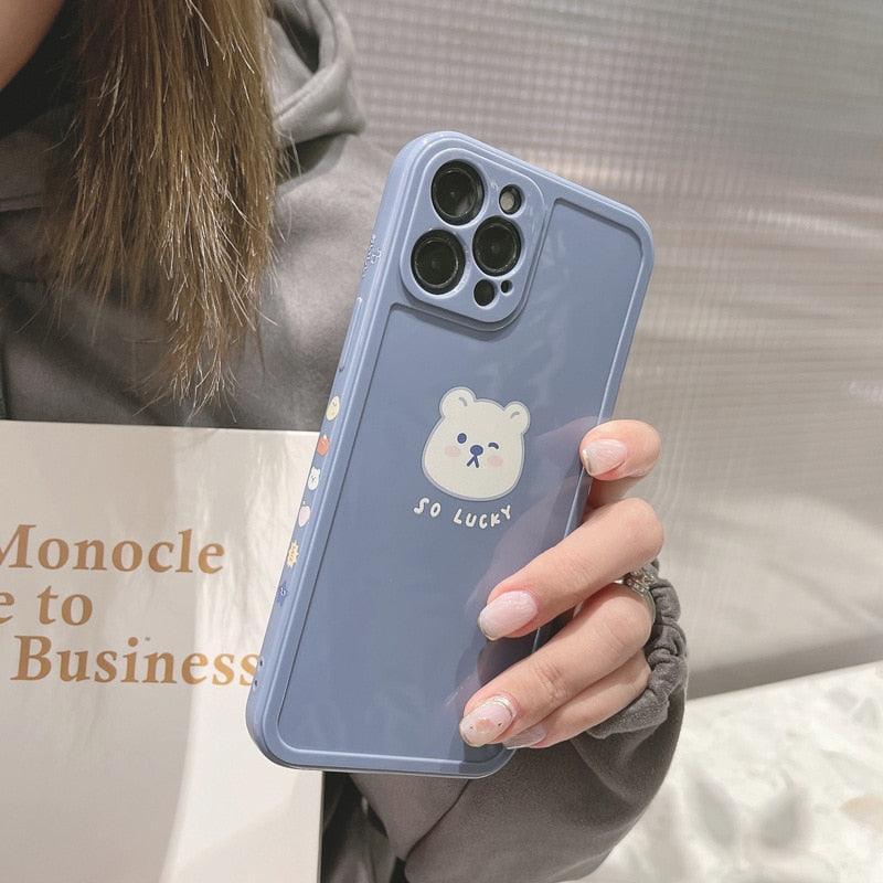 Kawaii Lucky Bear iPhone Case
