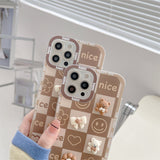 Kawaii 3D Retro Sweet Bear iPhone Case