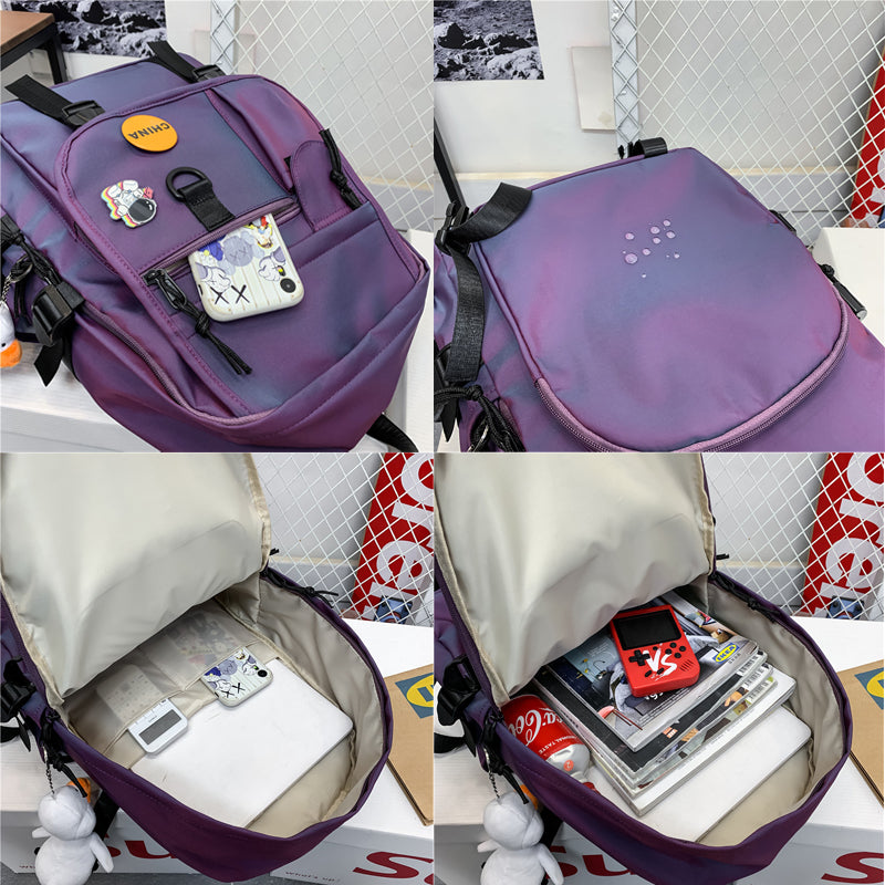 lhzstore Aesthetic Backpack Women Backpack Waterproof Male Laptop Backpack For Teen Girls School Bag Student Bookbag
