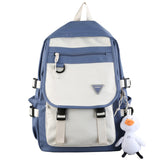 lhzstore Aesthetic Backpack Kawaii Women Backpack School Bag Cute Student Bookbag for Teenage Girls College Backpack