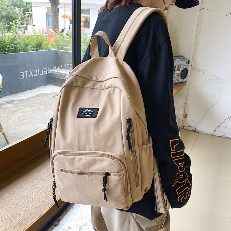 lhzstore Aesthetic Backpack Backpacks For Colleges Large Capacity Women Backpack College Couple School Backpacks Retro School Bags