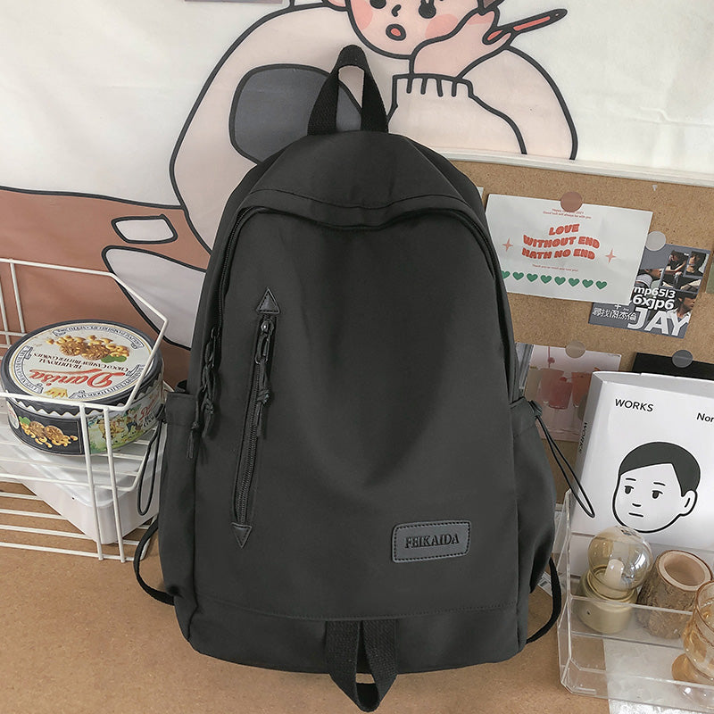 Lhzstore Aesthetic Backpack Middle School Backpack High School Large Capacity Harajuku Simple Backpack College Student Backpack