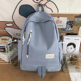 Lhzstore Aesthetic Backpack Middle School Backpack High School Large Capacity Harajuku Simple Backpack College Student Backpack