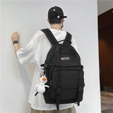 lhzstore Aesthetic Backpacks Travel Backpack Large Capacity Schoolbag Women Bag School Waterproof Teenage Girl Rucksack