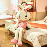Cute Bunny  Plush Stuffed Animal Toy Girls Gift