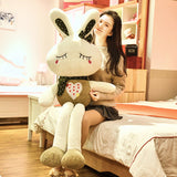 Cute Bunny  Plush Stuffed Animal Toy Girls Gift