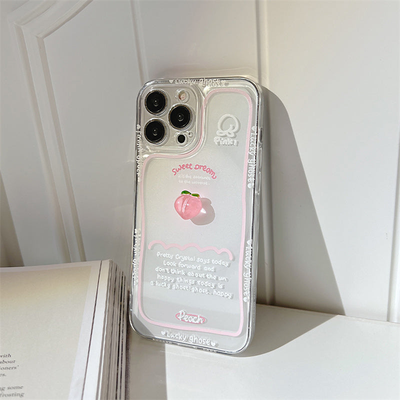 Kawaii Sweet Peach iPhone Case