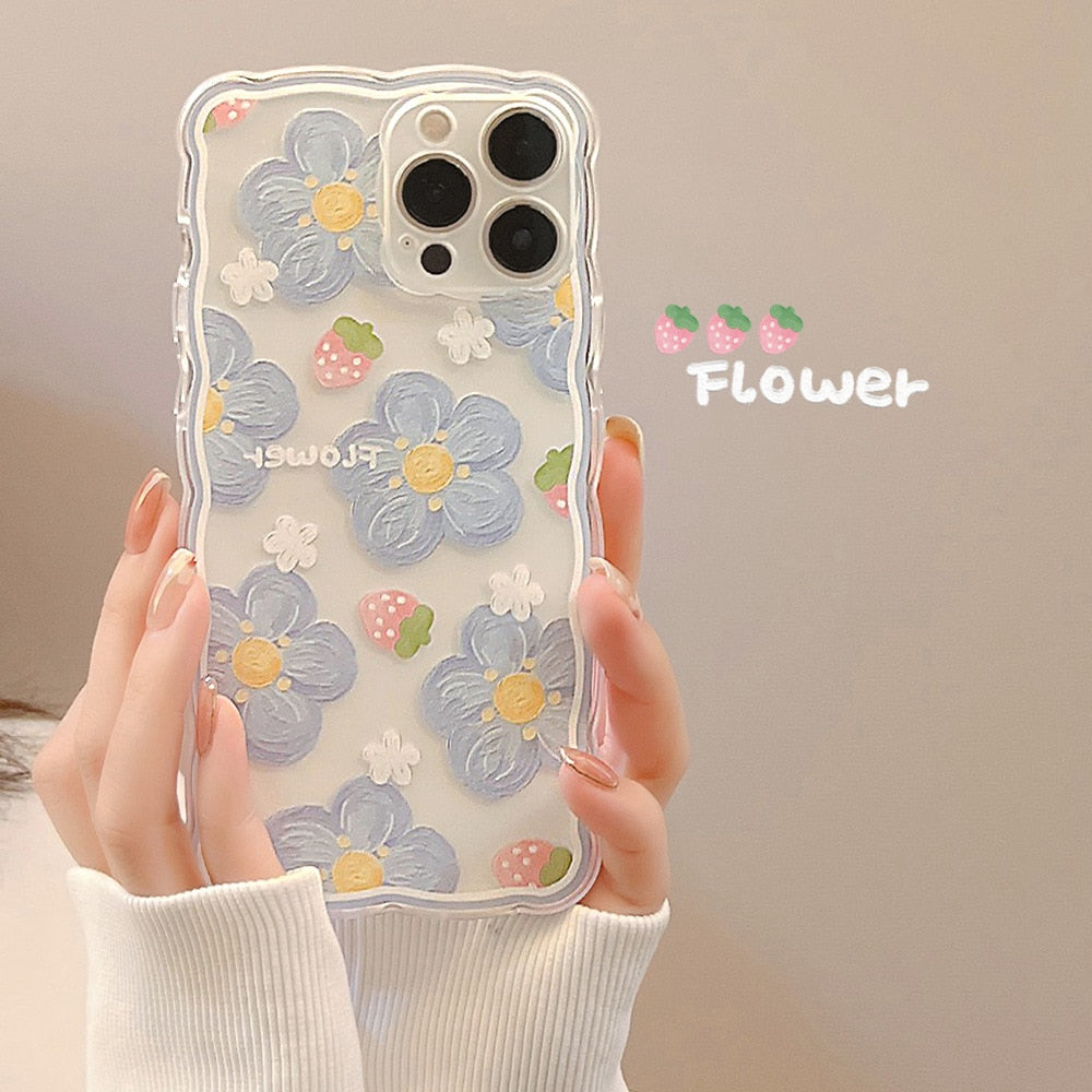 Retro Summer Flower iPhone Case