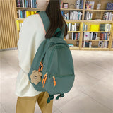 Lhzstore Aesthetic Backpacks Backpacks for Colleges Couples Schoolbag Backpacks for Teens School Bag High School Students Backpack