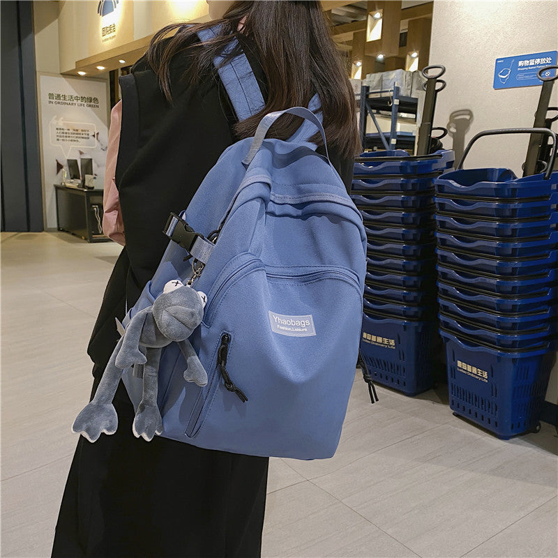Lhzstore Aesthetic Backpacks Backpacks for High Schoolers Harajuku High School Students Backpack Campus Backpack