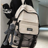Lhzstore Backpacks for High Schoolers Schoolbag High School Senior Large Capacity Backpack College Student Backpack