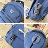 lhzstore Aesthetic Backpack Teenager Backpack School Bags for Girls Women's Bag Bookbag Schoolbag Girl Mochila Impermeable