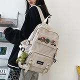 Lhzstore Cool Backpacks Large Capacity Backpack Women Harajuku Waterproof School Backpacks for Teens Laptop Computer Travel Bags