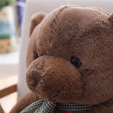 Beige Brown Love Teddy Bear Plush Toy Doll