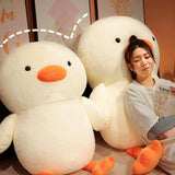 Chubby White Duck Plush Toy Body Pillows