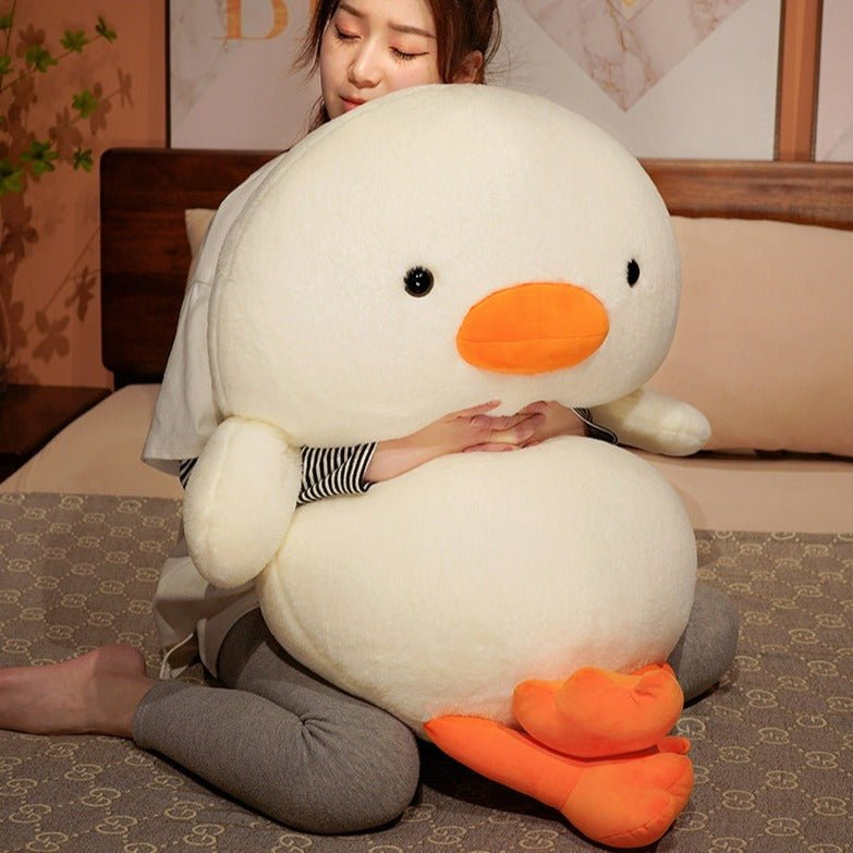 Chubby White Duck Plush Toy Body Pillows