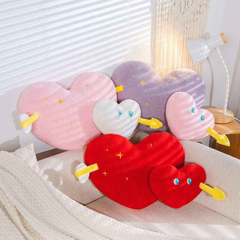 Creative Heart-shaped Plush Pillow Cushions