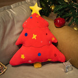 Cute Cartoon Christmas Tree Plush Pillow Toy