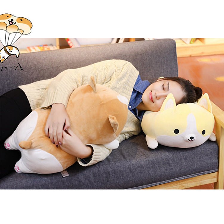 Cute Corgi Dog Plush Toys Pillows