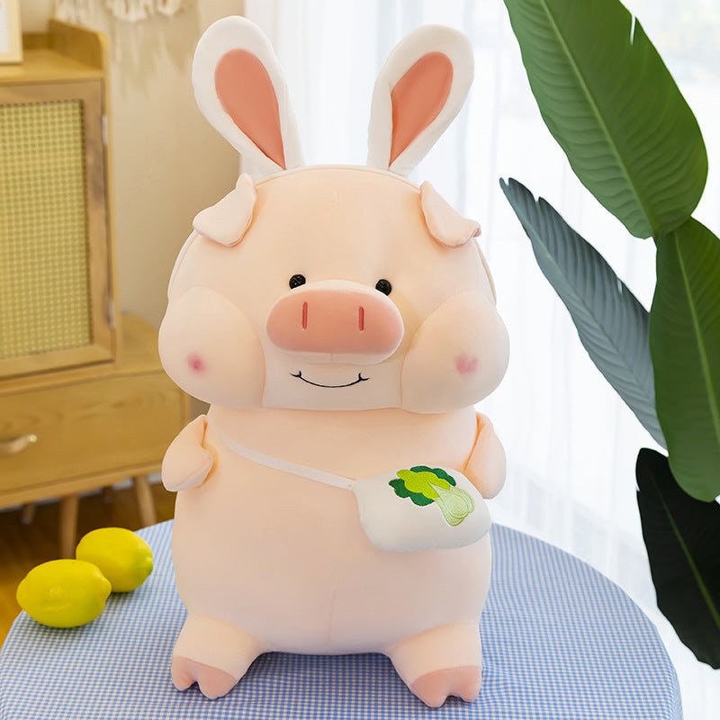 Cute Frog Rabbit Transforming Pig Plush Toy