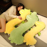 Giant Green Yellow Dinosaur Plush Body Pillow