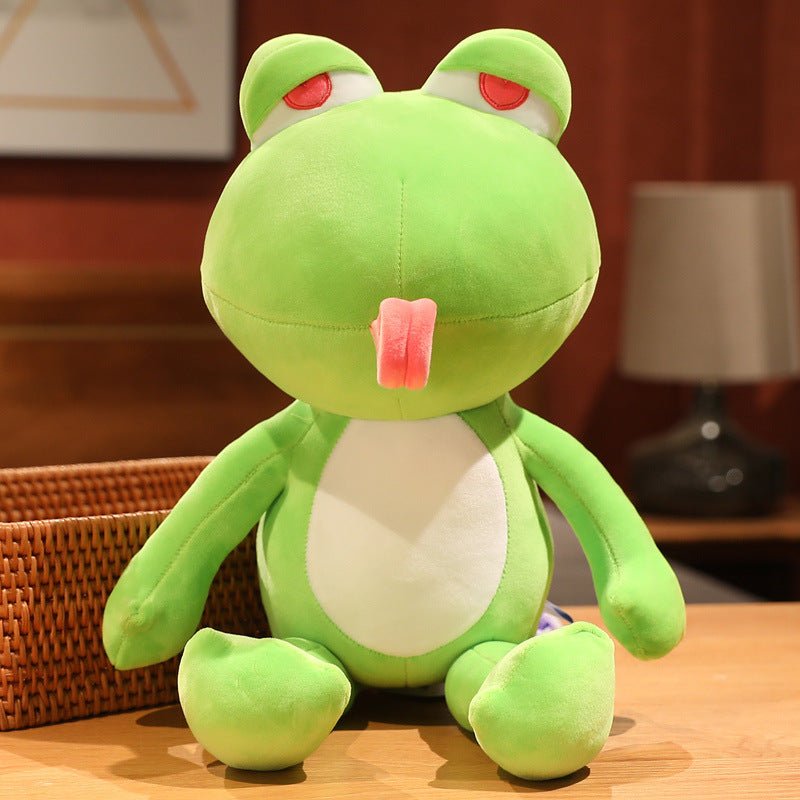 Super Soft Frog Plush, Cute Frog Stuffed Animal with Big Mouth