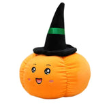 Halloween Orange Pumpkin Lantern Plush Pillow Toy