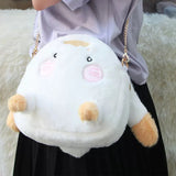Mo Dao Zu Shi White Gray Bunny Plush Bag
