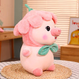Pink Pig Plush Doll Petals Plush Toy