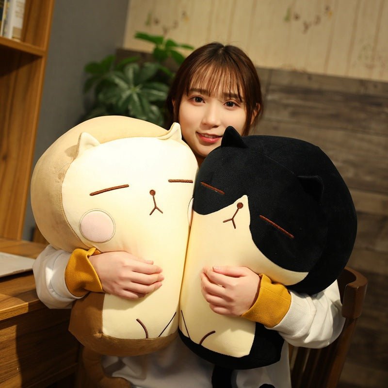 Pouty Faced Toast Cat Plush Toys Pillows
