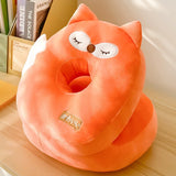 Soft Plush Stuffed Animal Napping Pillow Multicolor