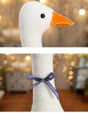 White Duck Stuffed Animal Plush Toy with Bow-Knot