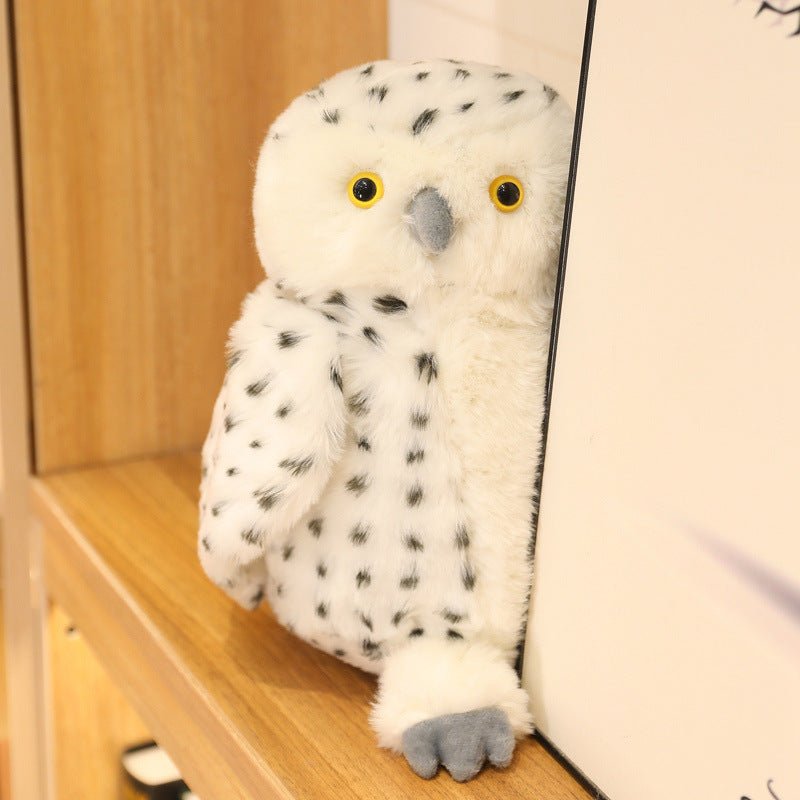 White Simulation Owl Doll Naive Plush Toys
