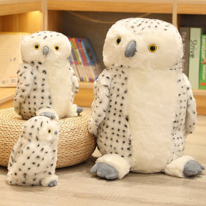 White Simulation Owl Doll Naive Plush Toys