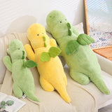 Yellow Green Dinosaur Plush Doll